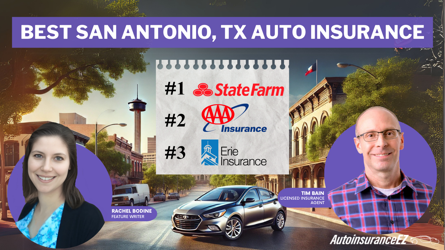 Best San Antonio, TX Auto Insurance: State Farm, AAA, and Erie