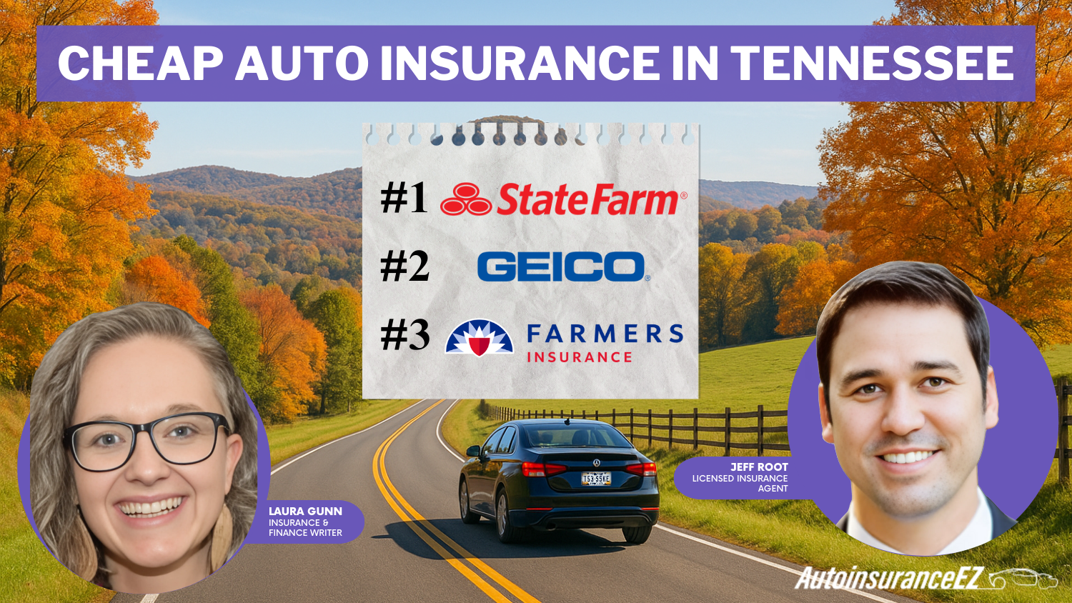 Cheap Auto Insurance in Tennessee: State Farm, Geico, Farmers